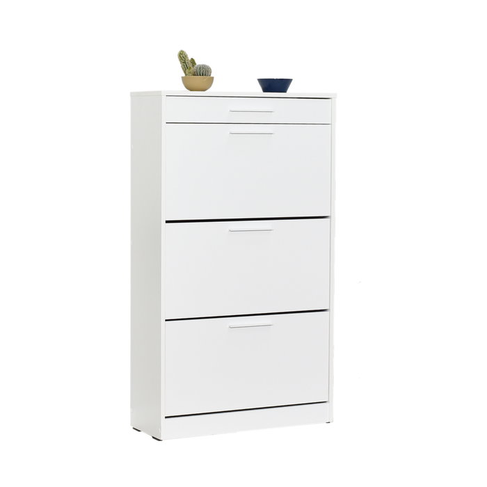 Hanah Home Zapatero Shc-431-Dd-1 Blanco y Diamante Hanah Home Zapatero Shc-431-Dd-1 Blanco y Diamante